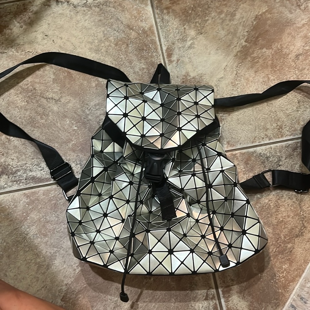 Silver Hologram Bag / Bookbag
